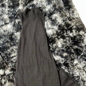 Mock neck maxi dress- bodycon